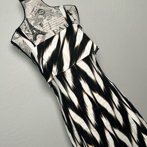 Linen-Blend Dress Banana Republic